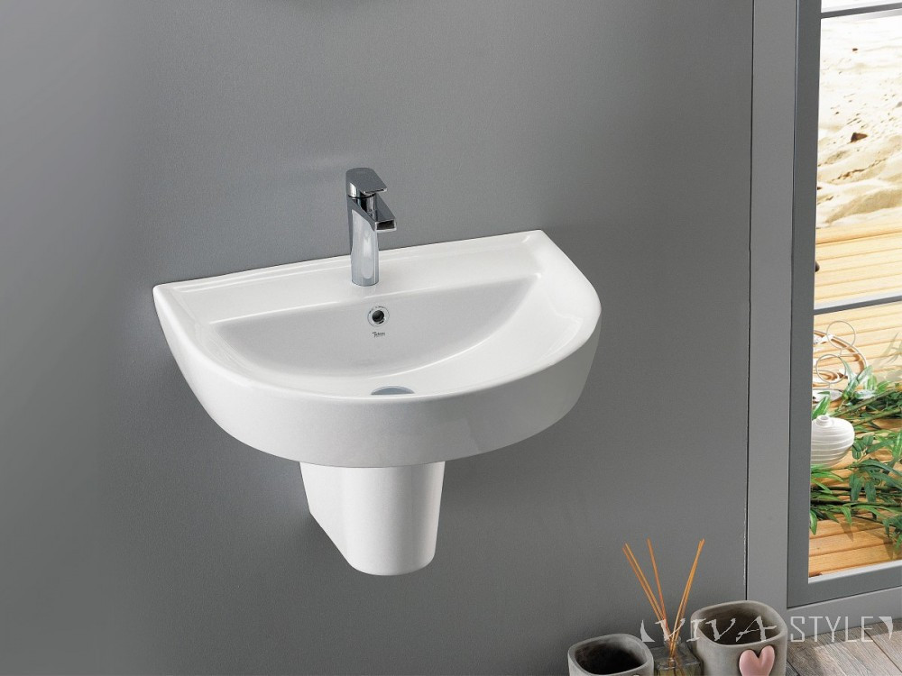 CeraStyle BELLA - szabadon álló - porcelán mosdókagyló 55 x 45 cm - Image 2