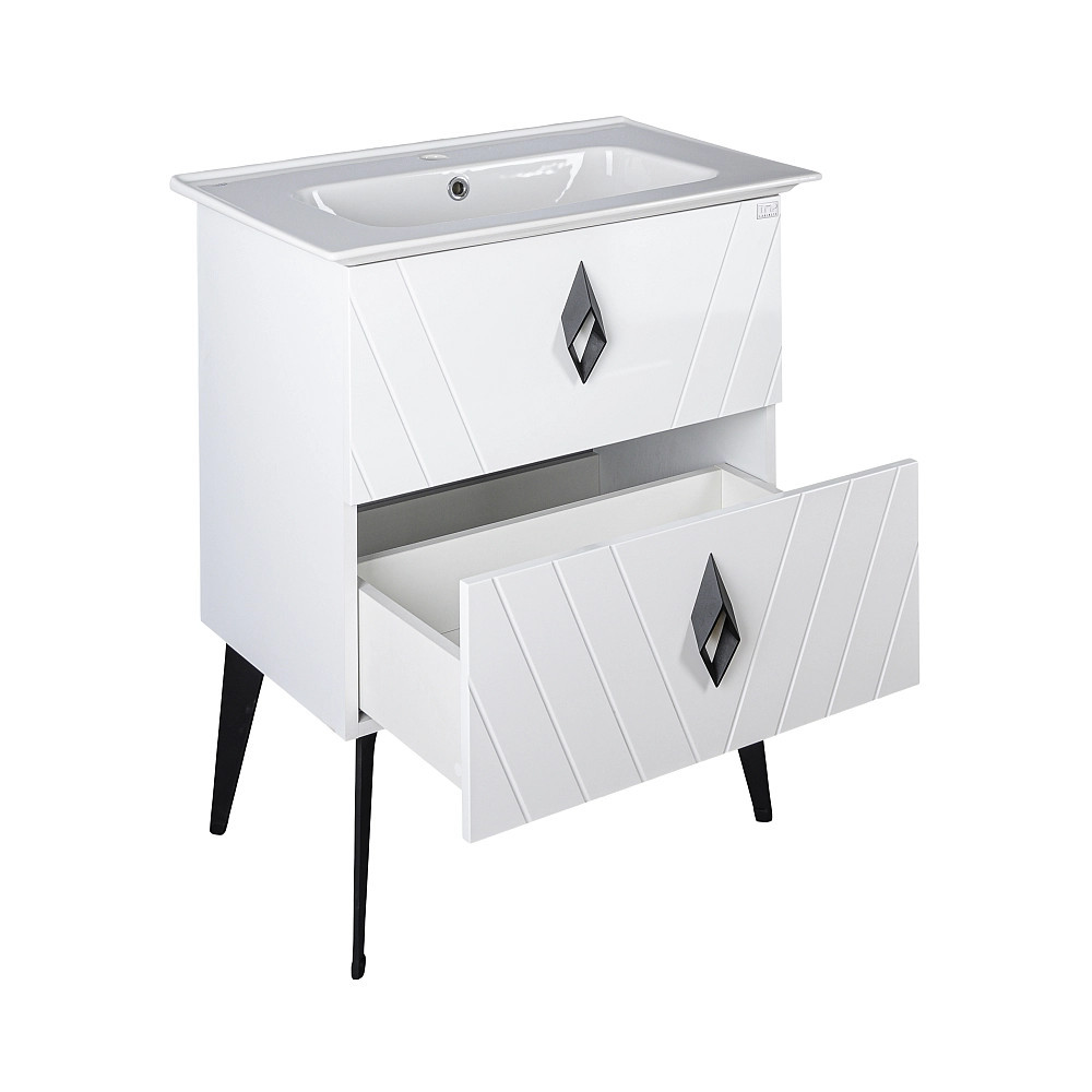 TMP KEOPS álló fürdőszobabútor - CeraStyle BLUE 70 - 42200 mosdóval - 70 x 47 cm - Image 3