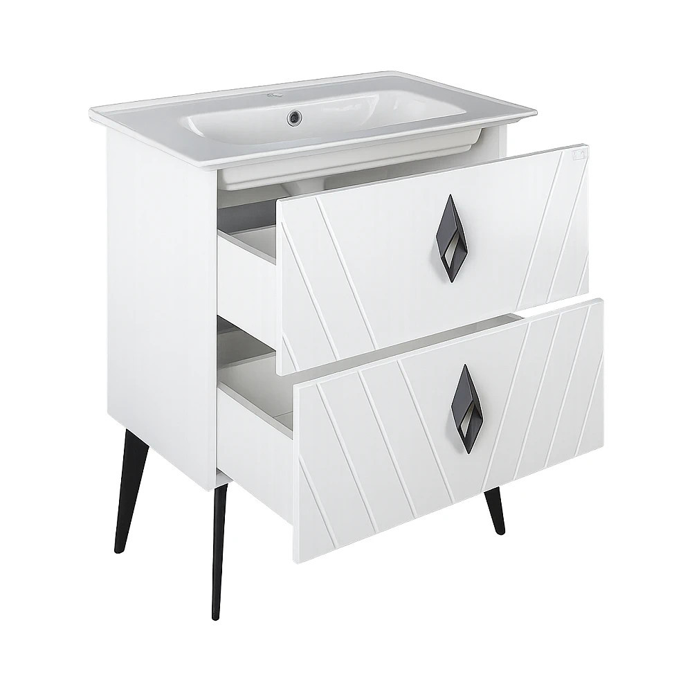 TMP KEOPS álló fürdőszobabútor - CeraStyle BLUE 70 - 42200 mosdóval - 70 x 47 cm - Image 4