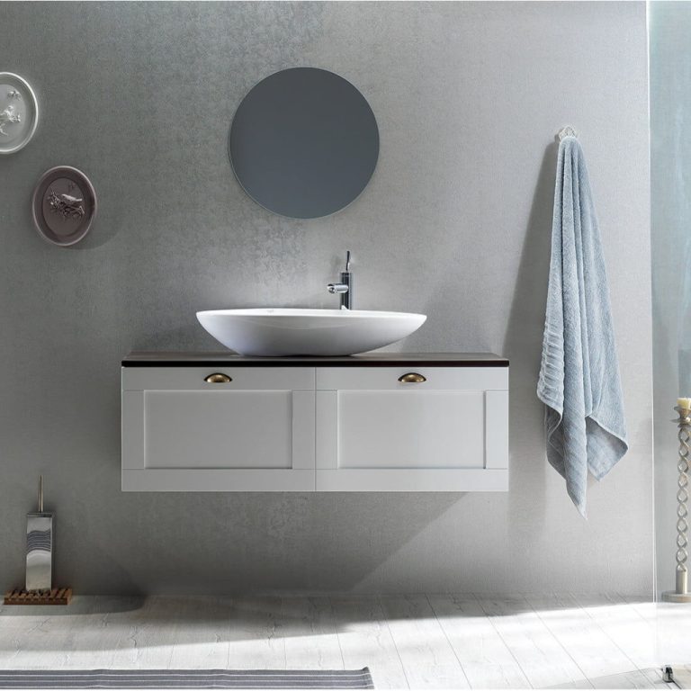 CeraStyle OLIVE - PULTRA ültethető - Top Counter - porcelán mosdó - 75 x 38 cm - Image 6