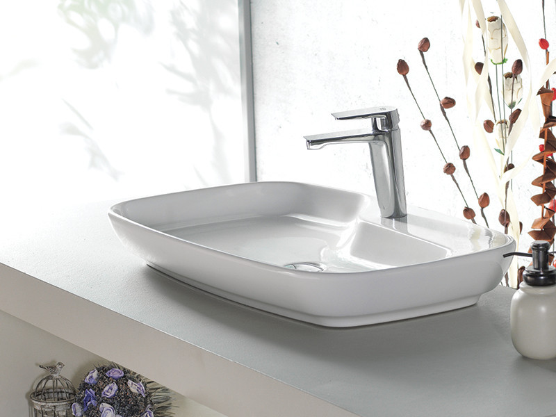 CeraStyle NOVA - PULTRA ültethető - Top Counter - porcelán mosdó - 70 x 43 cm - Image 2