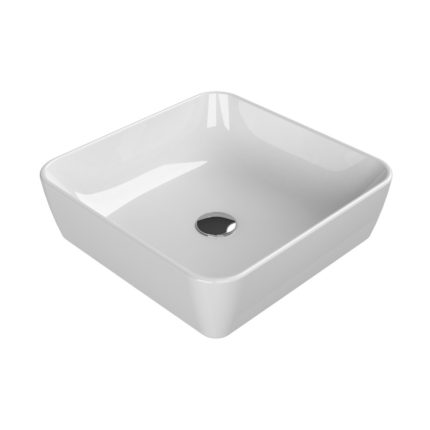 CeraStyle ONE - PULTRA ültethető - Top Counter - porcelán mosdó - - 46 x 46 cm