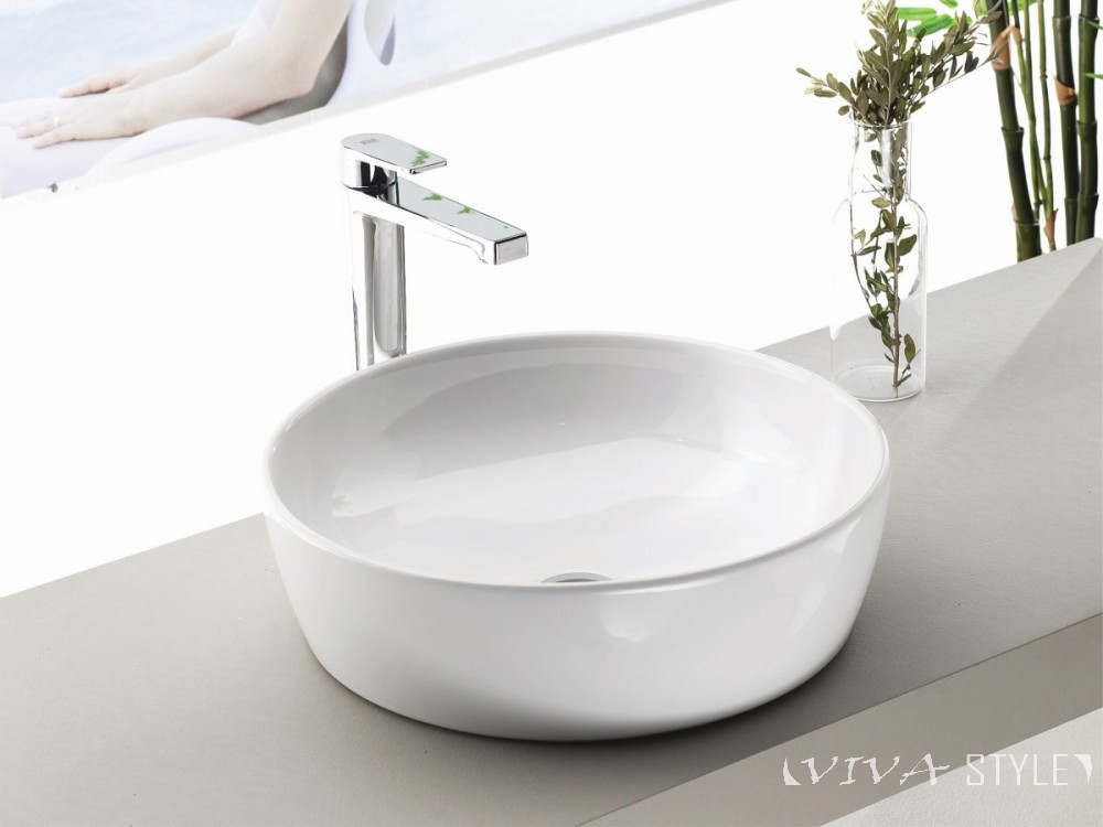 CeraStyle ONE - PULTRA ültethető - Top Counter - porcelán mosdó - O - Ø 46 cm - Image 2