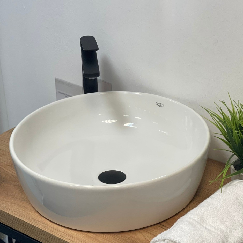 CeraStyle ONE - PULTRA ültethető - Top Counter - porcelán mosdó - O - Ø 46 cm - Image 3