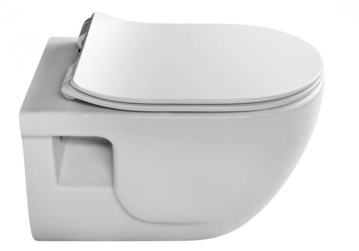 Sanovit BRILLA fali WC - rimless - perem nélküli