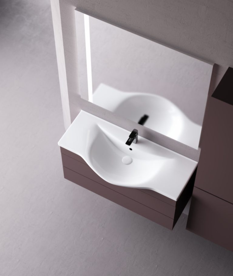 Sanovit ALBATROS - porcelán mosdókagyló - 80 x 46 cm - Image 5