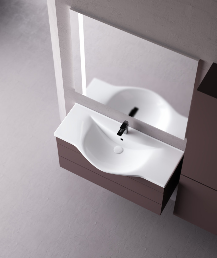 Sanovit ALBATROS - porcelán mosdókagyló - 80 x 46 cm - Image 5