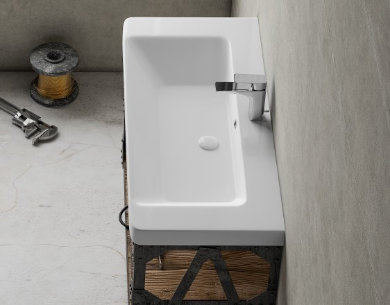 Sanovit LUXURY - porcelán mosdókagyló - 105 x 46 cm - Image 3