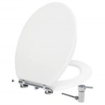 CR BIDÉS WC ülőke - hideg / melegvizes csapteleppel - Duroplast - 44 x 37 cm