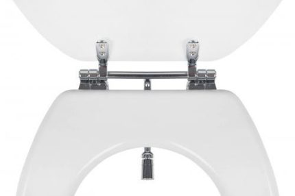 CR BIDÉS WC ülőke - hideg / melegvizes csapteleppel - Duroplast - 44 x 37 cm