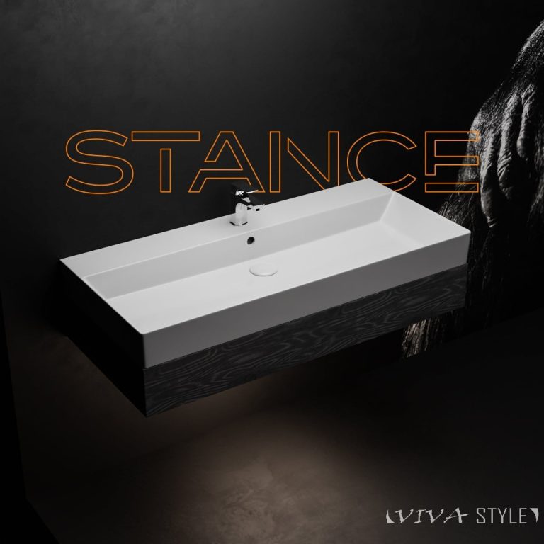 Sanovit STANCE - porcelán mosdókagyló - 85 x 45,5 cm - Image 2