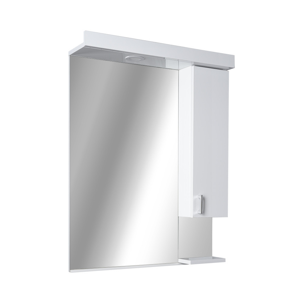 Viva STYLE Tükrös fürdőszobai szekrény LED világítással - JOBBOS szekrénnyel - 65 x 97 x 17 cm - Image 2