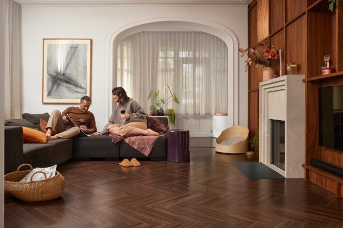 BerryAlloc Walnut Brown "B" laminált padló - Image 2