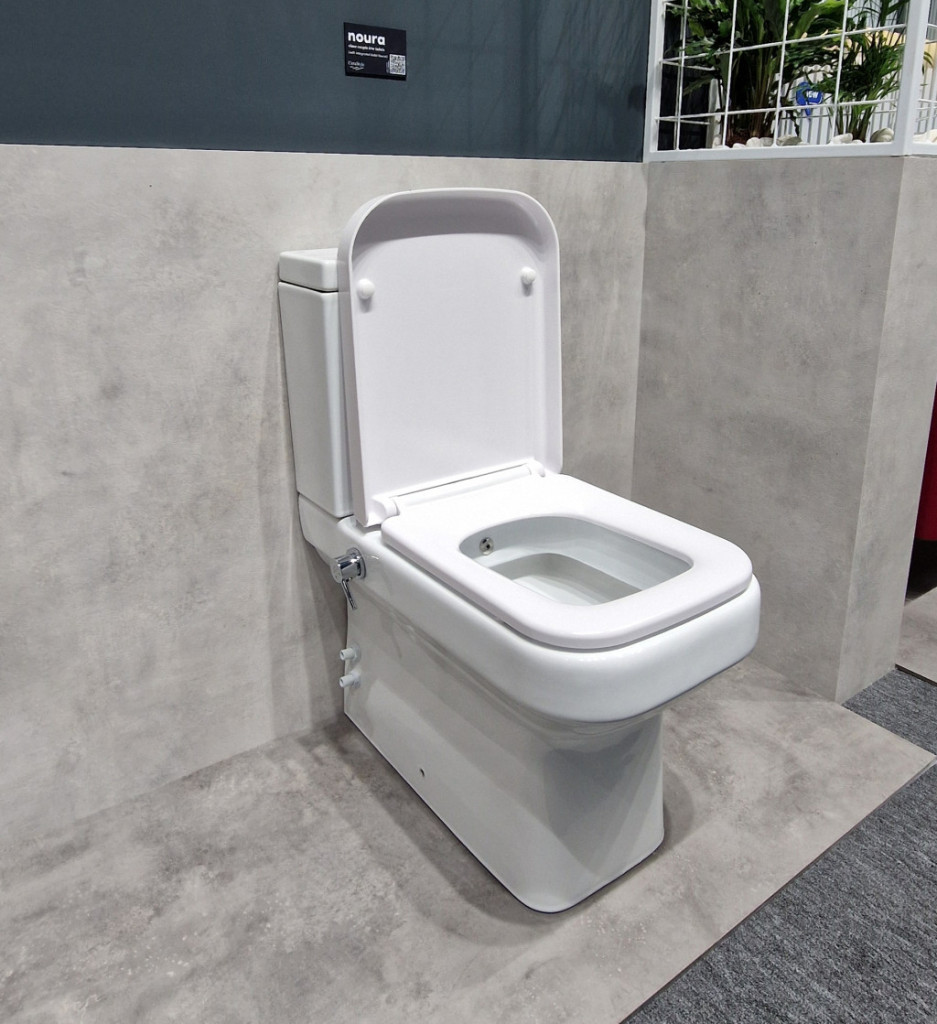CeraStyle NOURA monoblokk WC - BEÉPÍTETT bidé funkcióval - 62 cm - Image 5