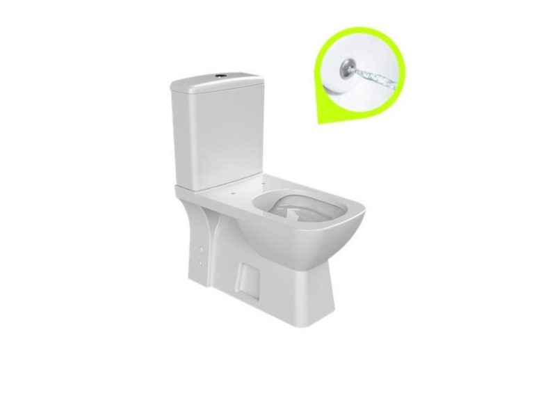 CeraStyle DURU monoblokk WC - BEÉPÍTETT bidé funkcióval -csaptelep nélkül -perem nélküli - 62 cm - Image 2
