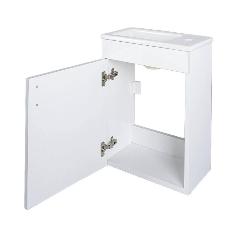 VivaStyle NIKA - fali függesztett - fürdőszobabútor CeraStyle 71100 mosdóval - BALOS - 42 x 24 cm - Image 3