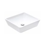 Sanovit DECENTE - PULTRA ültethető - Top Counter - porcelán mosdó - - 40 x 40 cm