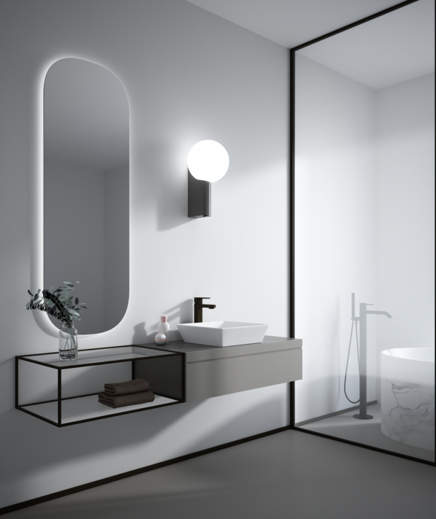 Sanovit DECENTE - PULTRA ültethető - Top Counter - porcelán mosdó - - 40 x 40 cm - Image 3