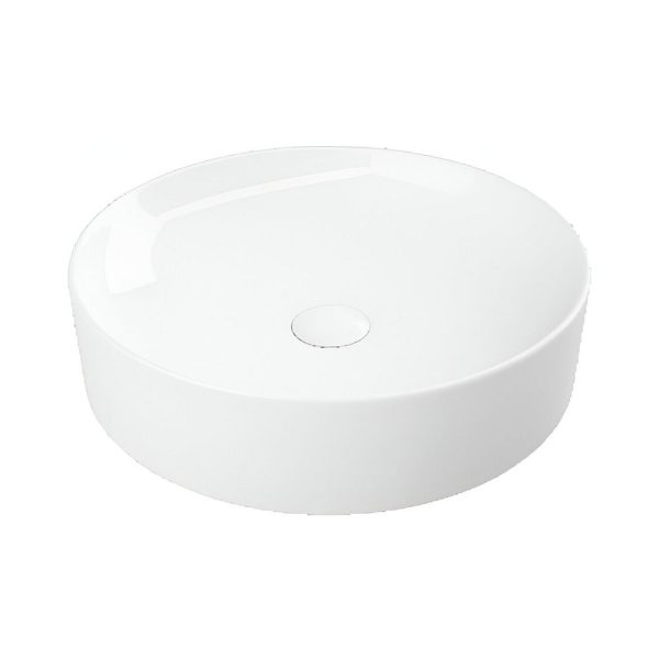 Sanovit LUCENTE - PULTRA ültethető - Top Counter - porcelán mosdó - O - Ø 43 cm