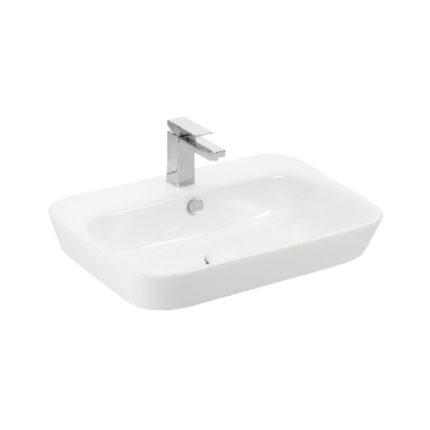 Sanovit - 3065 collections - PULTRA ültethető - Top Counter - porcelán mosdó - - 65 x 45 cm