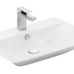 Sanovit TEODORA - PULTRA ültethető - Top Counter - porcelán mosdó - - 65 x 46 cm
