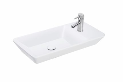 Sanovit - PULTRA ültethető - Top Counter- porcelán mosdó - bal vagy jobb csaplyukas - - 70 x 35 cm