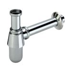 VivaStyle mosdószifon - króm - fém - leeresztővel - Ø 5/4" - Ø 32 mm