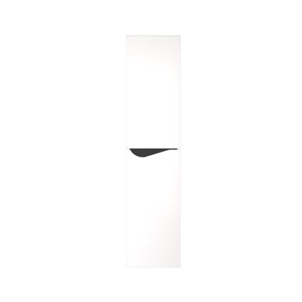 Piramida BETA fali fürdőszoba - állószekrény - FEHÉR-FEKETE - 35 x 150 x 30 cm
