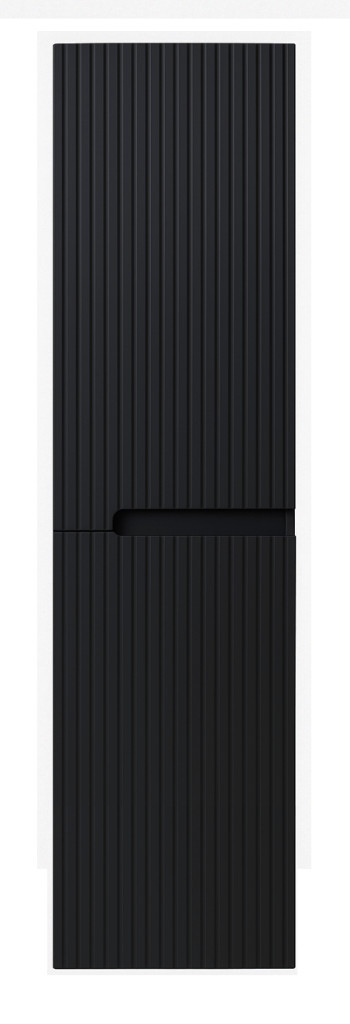 Piramida BETA fali fürdőszoba - állószekrény - PINO FEKETE - 35 x 150 x 30 cm