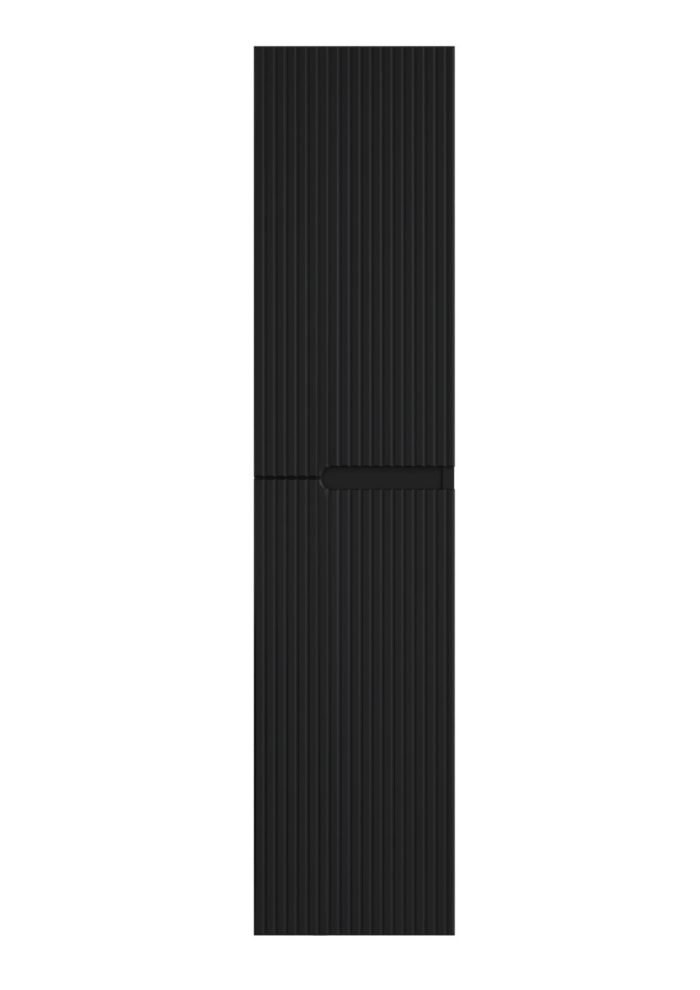 Piramida BETA fali fürdőszoba - állószekrény - PINO FEKETE - 35 x 150 x 30 cm