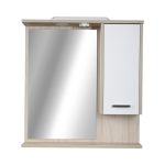 TMP ZX - SONOMA - Tükrös fürdőszobai szekrény LED világítással - 65 x 80 cm
