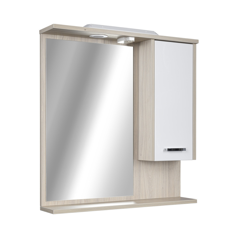 TMP ZX - SONOMA - Tükrös fürdőszobai szekrény LED világítással - 65 x 80 cm - Image 2
