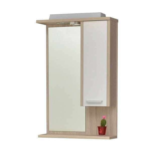 TMP ZX - SONOMA - Tükrös fürdőszobai szekrény LED világítással - 65 x 80 cm - Image 3