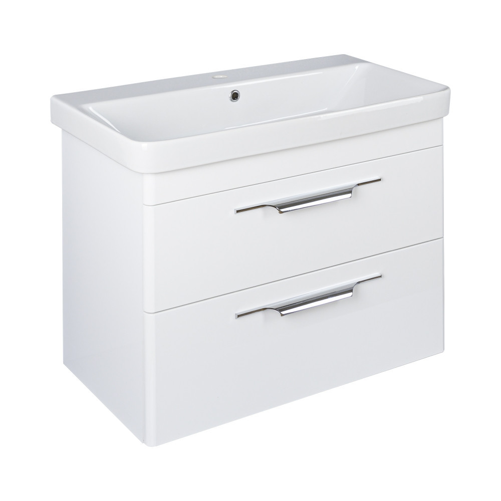 TMP LUX 80 fali fürdőszobabútor - Sanovit LUXURY - 11080 mosdóval - 80,5 x 46 cm - Image 2