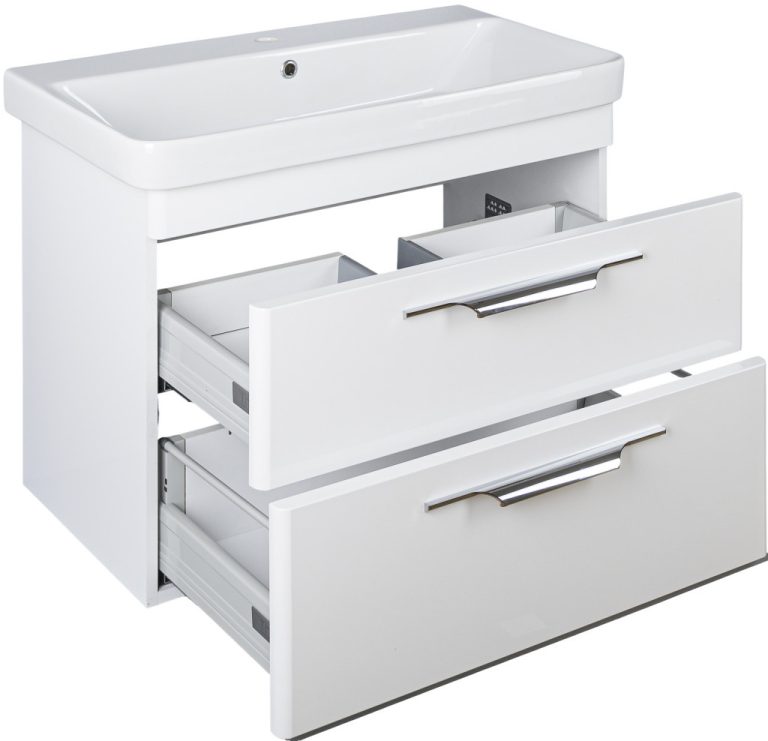 TMP LUX 80 fali fürdőszobabútor - Sanovit LUXURY - 11080 mosdóval - 80,5 x 46 cm - Image 3