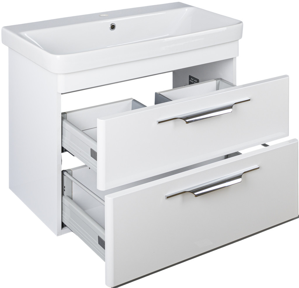 TMP LUX 80 fali fürdőszobabútor - Sanovit LUXURY - 11080 mosdóval - 80,5 x 46 cm - Image 3