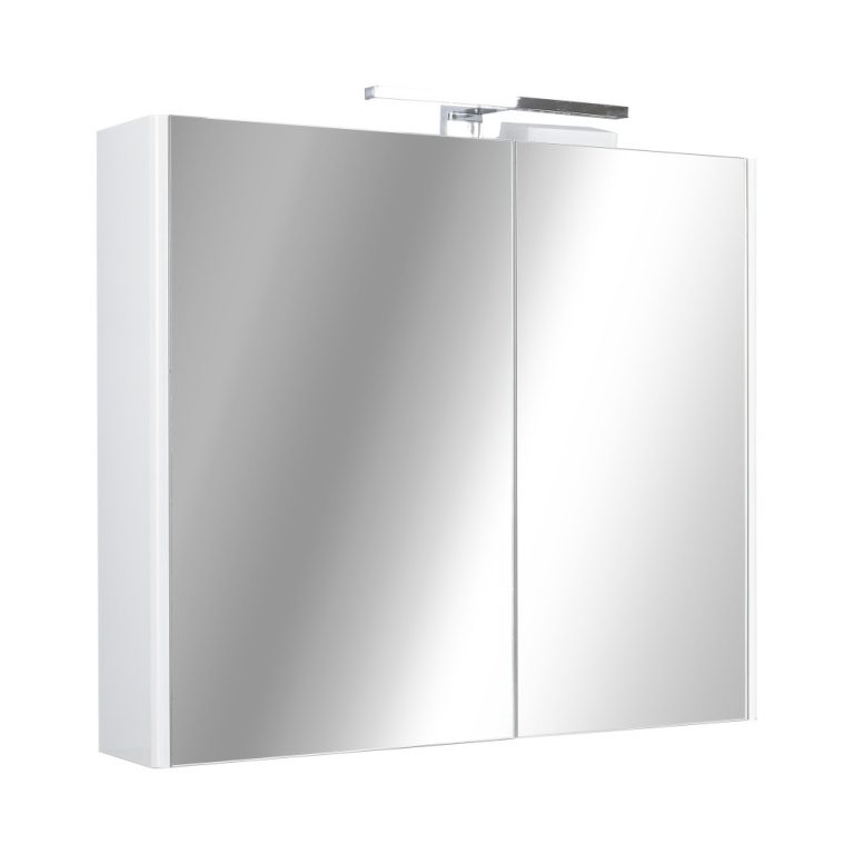 TMP SHARP Tükrös fürdőszobai szekrény LED világítással - 100 cm - Image 2