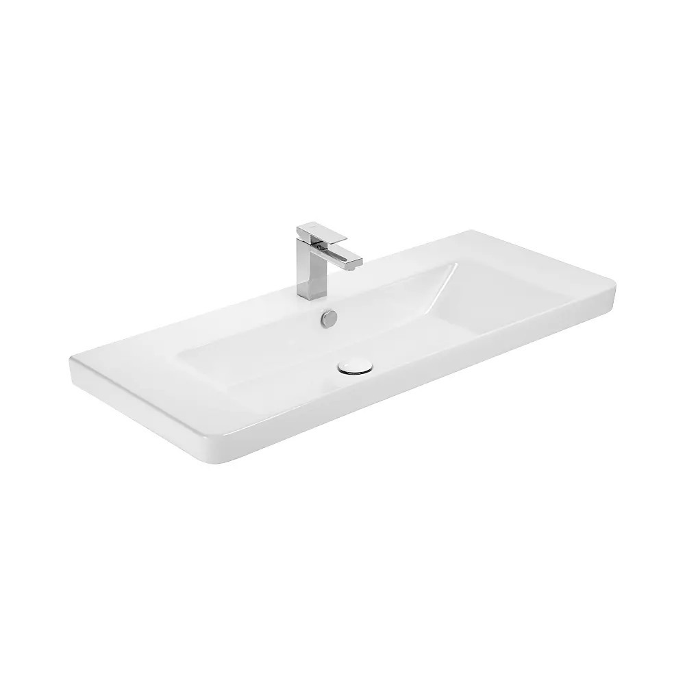 TMP SHARP 105 - FEKETE - fali fürdőszobabútor- Sanovit LUXURY 11105 mosdóval - 105 x 46 cm - Image 6