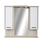TMP ZX - SONOMA - Tükrös fürdőszobai szekrény LED világítással - 95 x 80 cm
