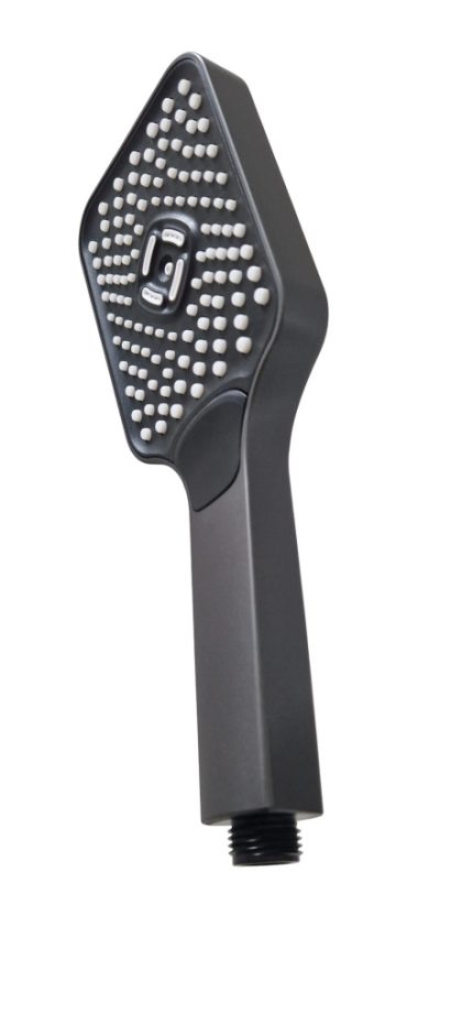 Caldo Freddo Blackspirit zuhanyszett - 3 funkciós zuhanyfejjel - GUNMETAL - szürke