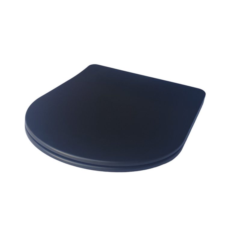 Viva FEKETE BRILLA SLIM L WC ülőke - duroplast - lecsapódásgátlós - levehető klikk - 42 x 36,5 cm - Image 5