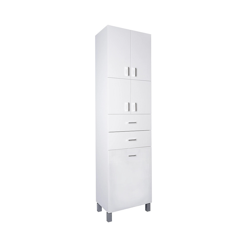 Viva STYLE fürdőszobai ÁLLÓSZEKRÉNY 192 magas szennyestartós -50 x 35 x 192 cm - Image 2