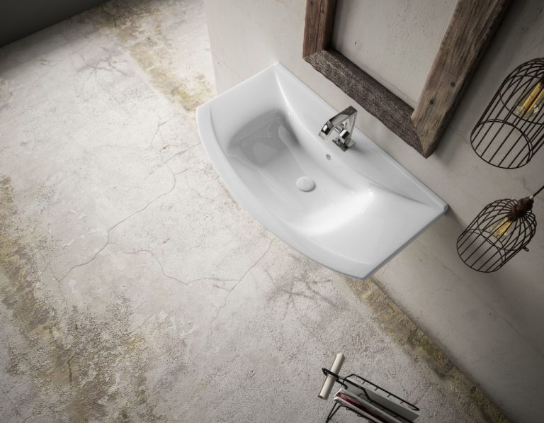 Sanovit ZENON - porcelán mosdókagyló - 95 x 51 cm - Image 2