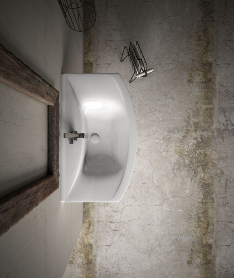 Sanovit ZENON - porcelán mosdókagyló - 95 x 51 cm - Image 4