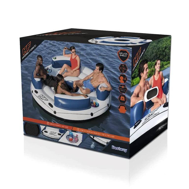 Bestway Hydro-Force kék úszó sziget 239x63,5 cm - Image 9