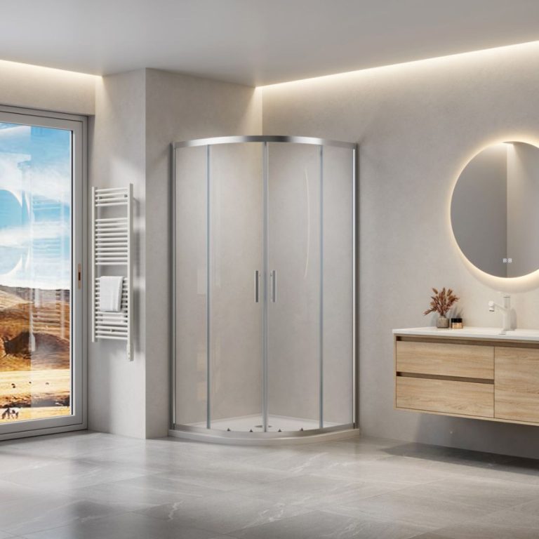 Viva AQUA Max Zuhanykabin ÍVES - 6 mm víztiszta vízlepergető üveg - 90 x 90 x 190 cm - Image 3