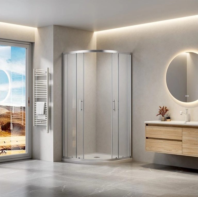 Viva AQUA Max Zuhanykabin ÍVES - 6 mm víztiszta vízlepergető üveg - 90 x 90 x 190 cm - Image 4