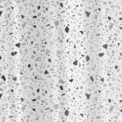 Zuhanyfüggöny - TERRAZZO - Impregnált textil - 180 x 200 cm
