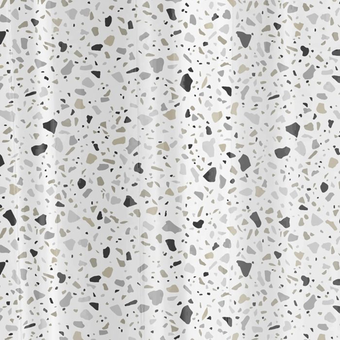 Zuhanyfüggöny - TERRAZZO - Impregnált textil - 180 x 200 cm