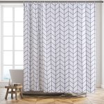 Zuhanyfüggöny - SQUARE - Impregnált textil - 180 x 200 cm